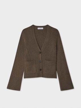 White+Warren Cashmere Luxe Waisted Cardigan